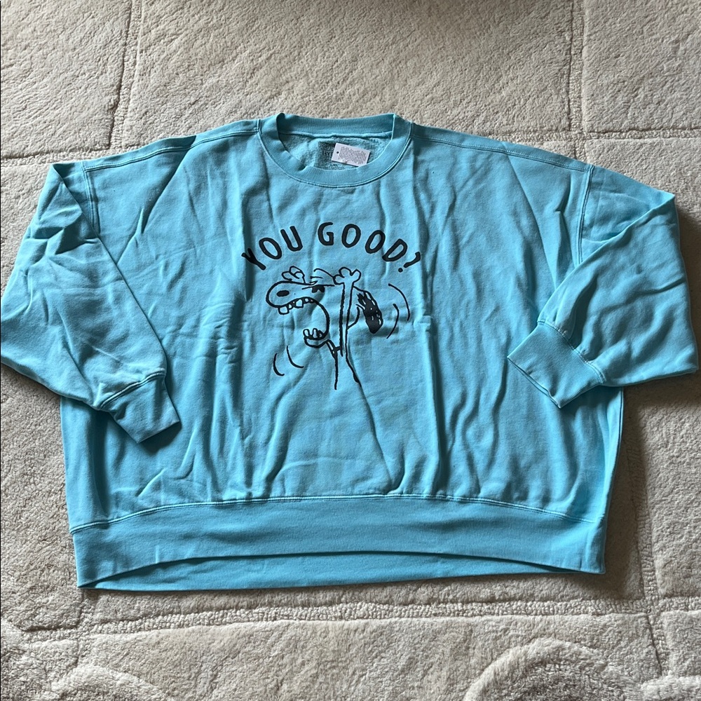 Peanuts UO Exclusive Graphic Crew Neck Sweatshirt - Picture 7 of 10